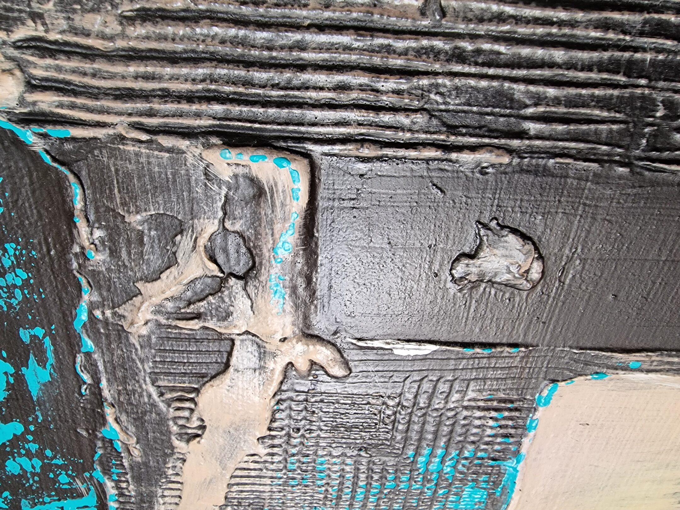 Rasterbruch, Detailaufnahme