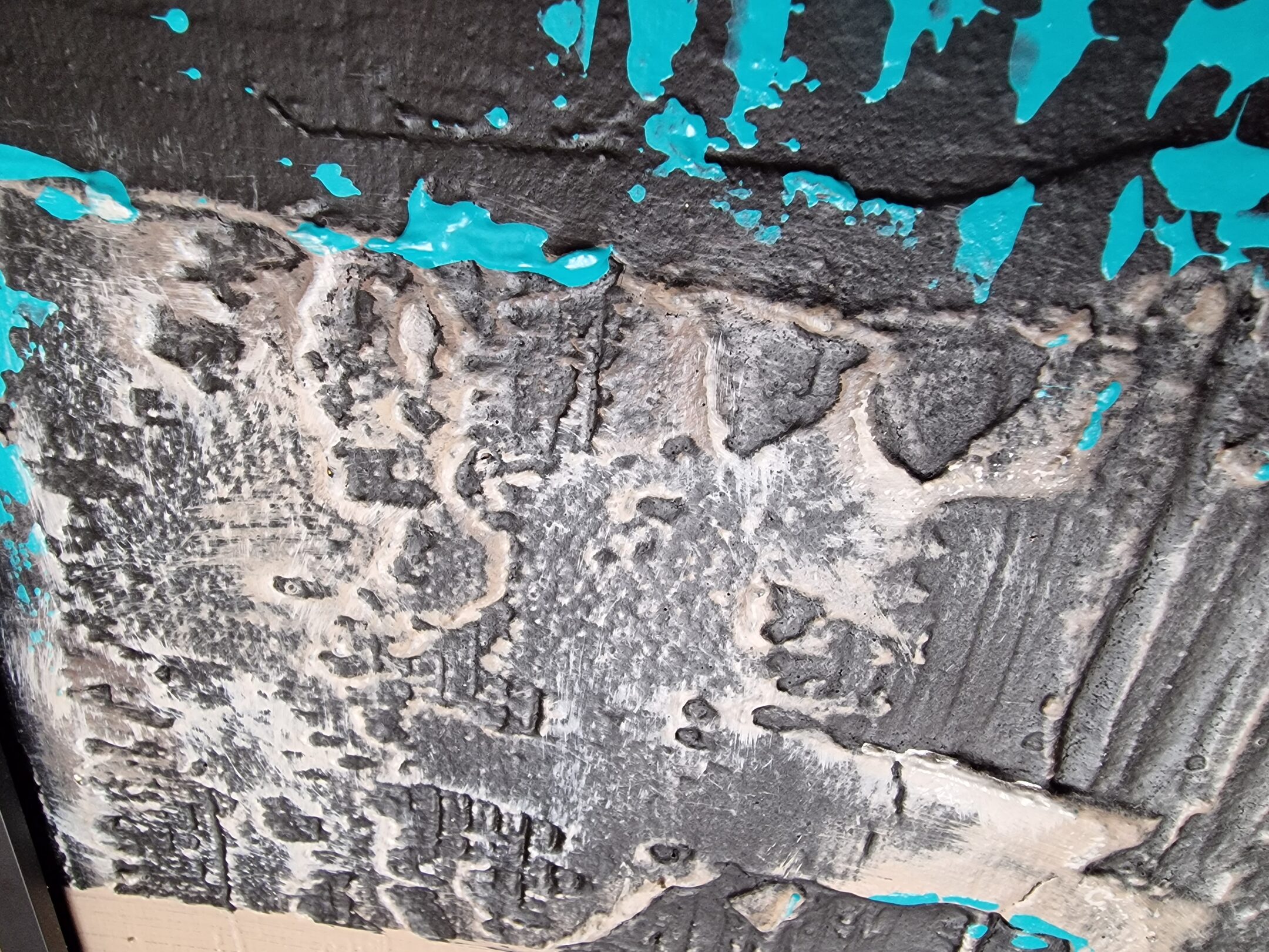 Rasterbruch, Detailaufnahme