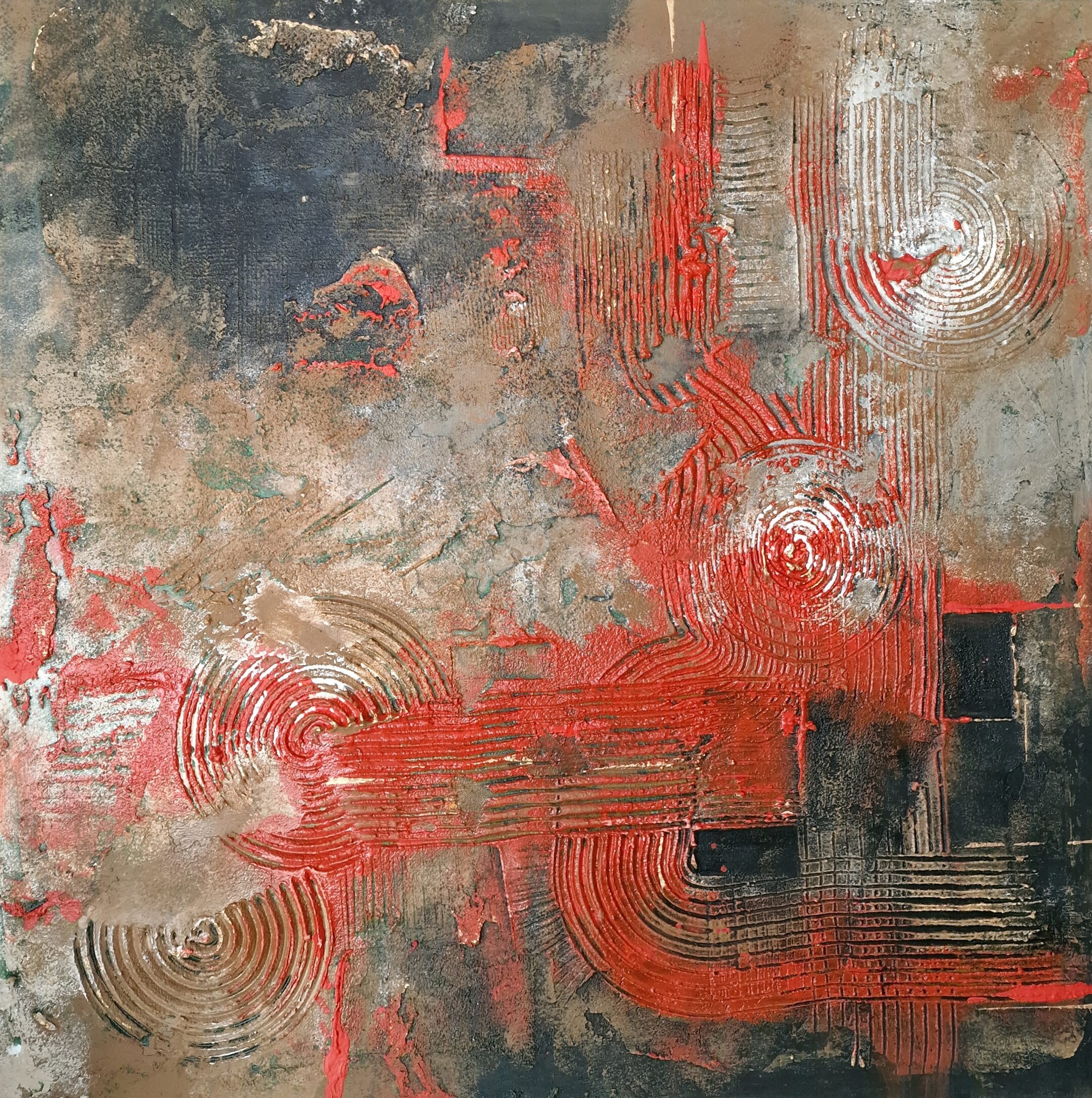 Spurfeld - Rot, Gesamtansicht