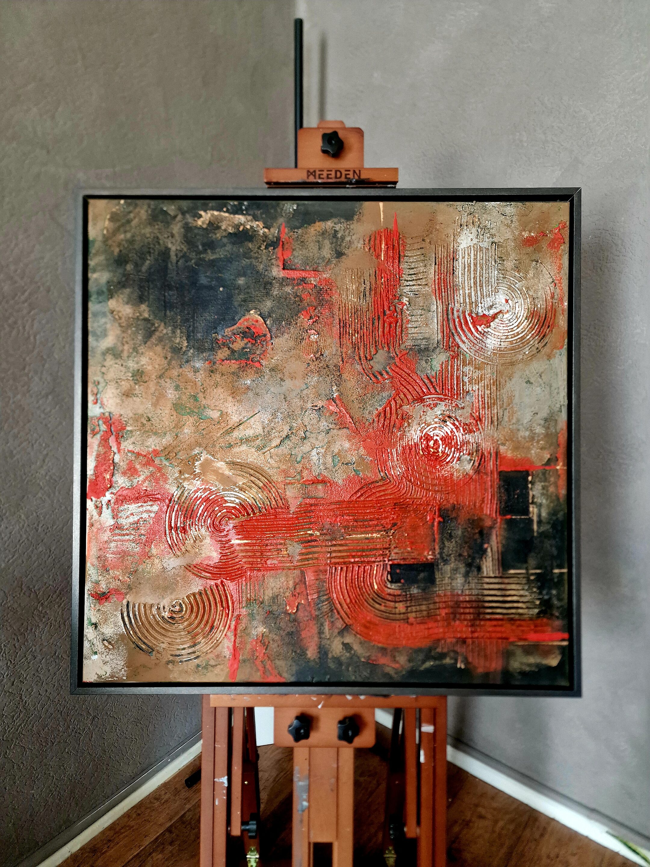 Spurfeld - Rot, Detailaufnahme