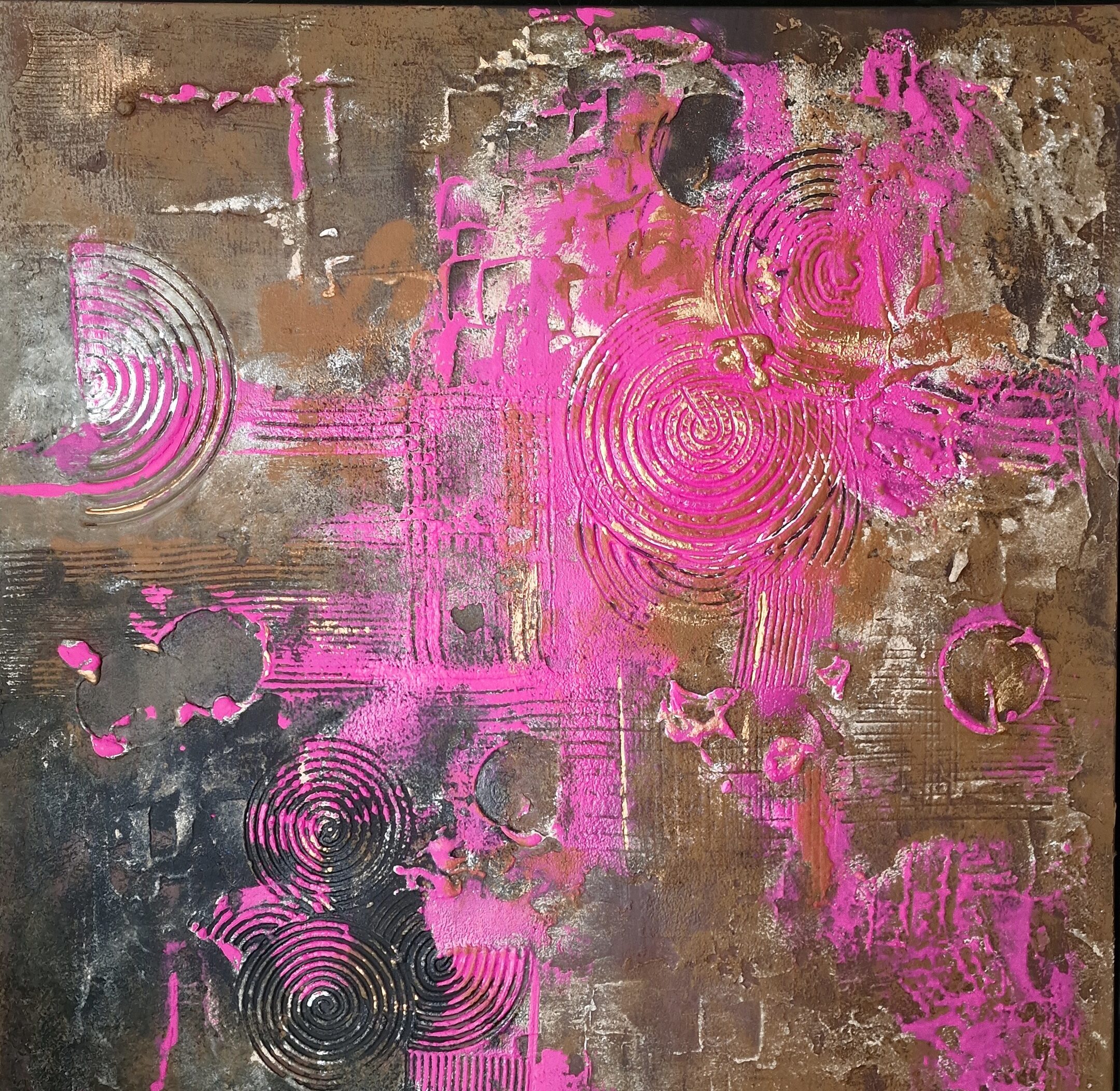 Spurfeld -Magenta, Gesamtansicht