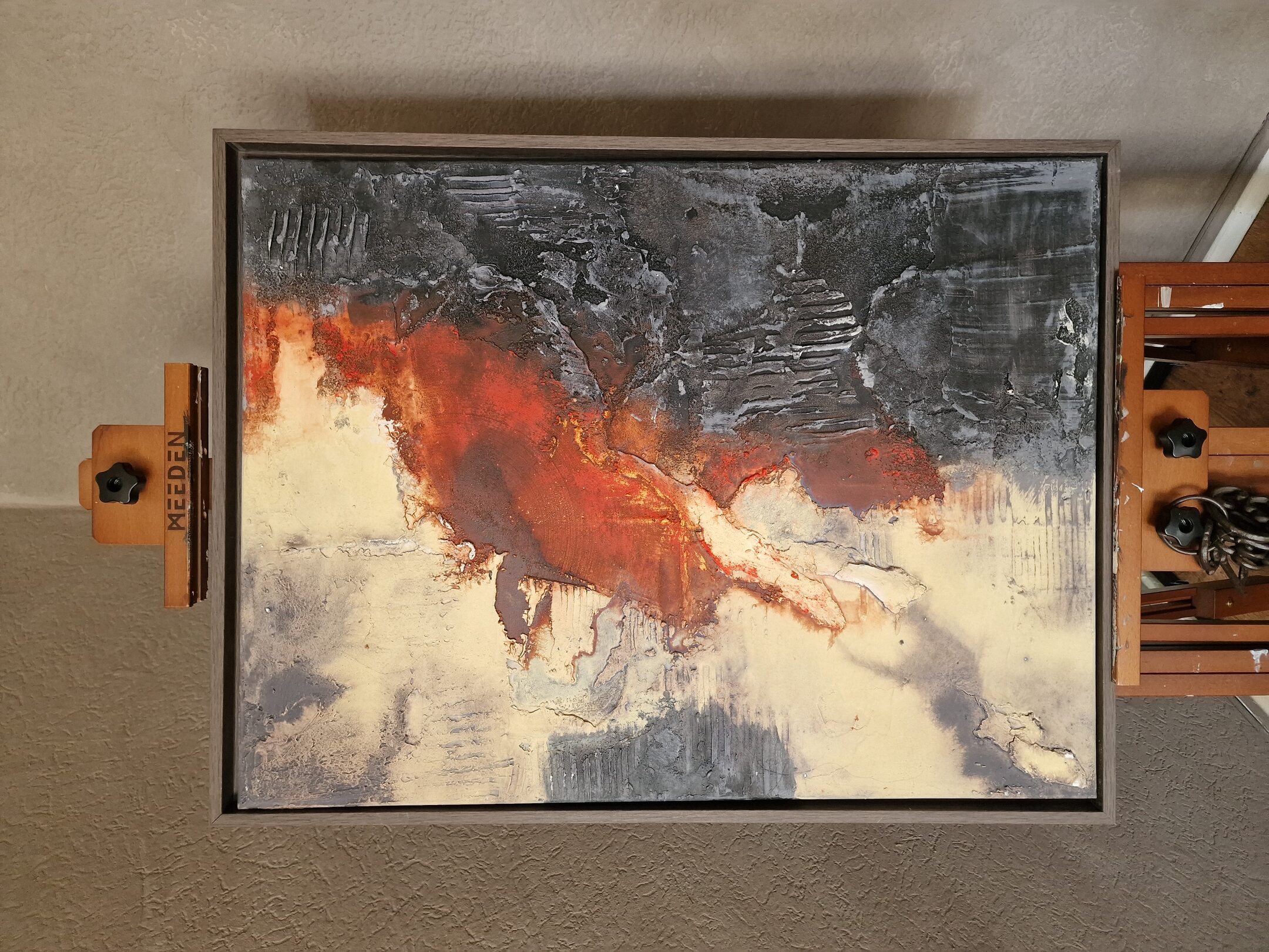Erdfeuer, Detailaufnahme