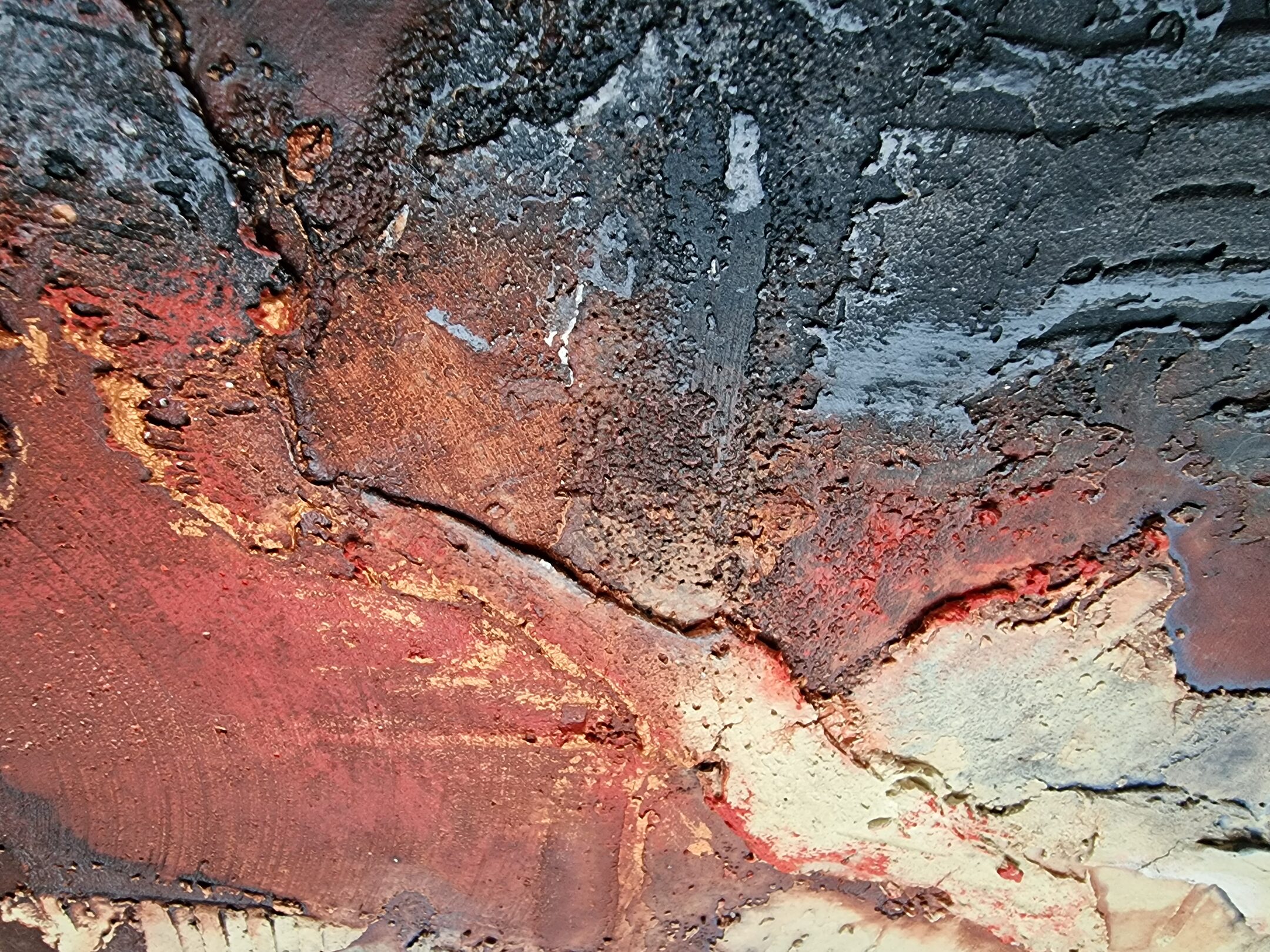 Erdfeuer, Detailaufnahme