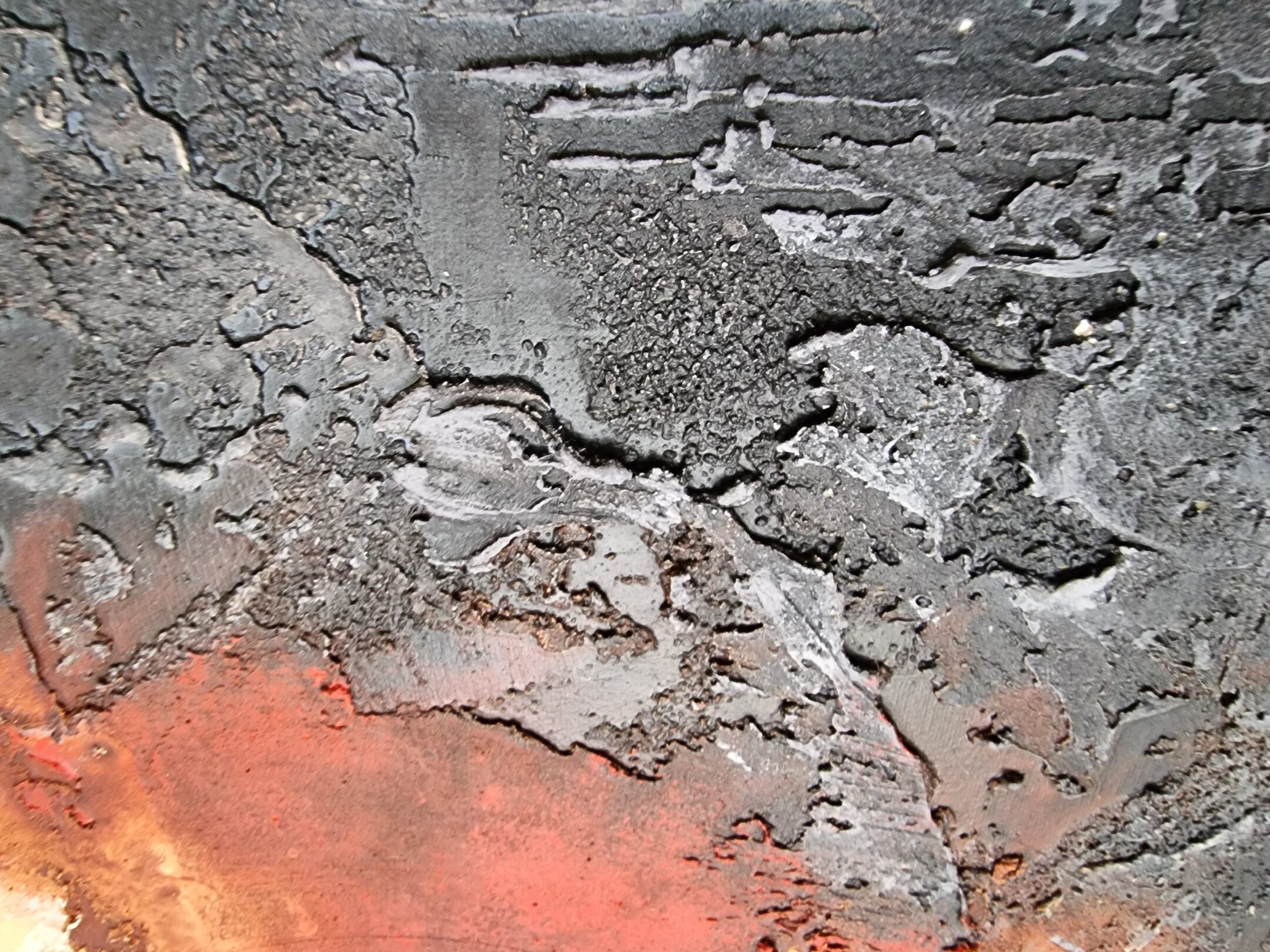 Erdfeuer, Detailaufnahme