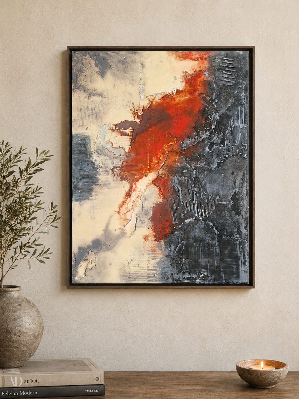 Erdfeuer, Detailaufnahme