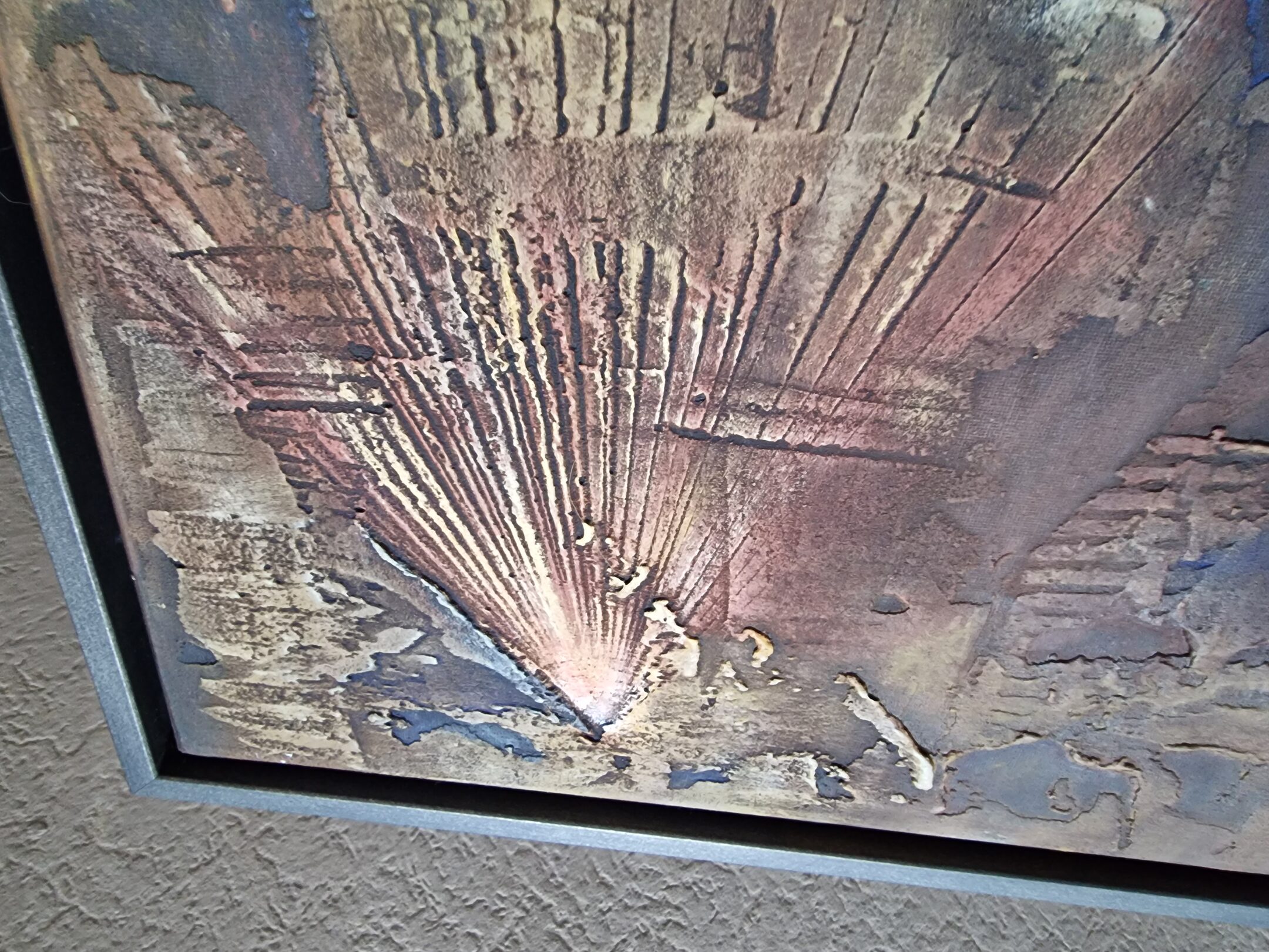 zwischen Licht und Stein, Detailaufnahme