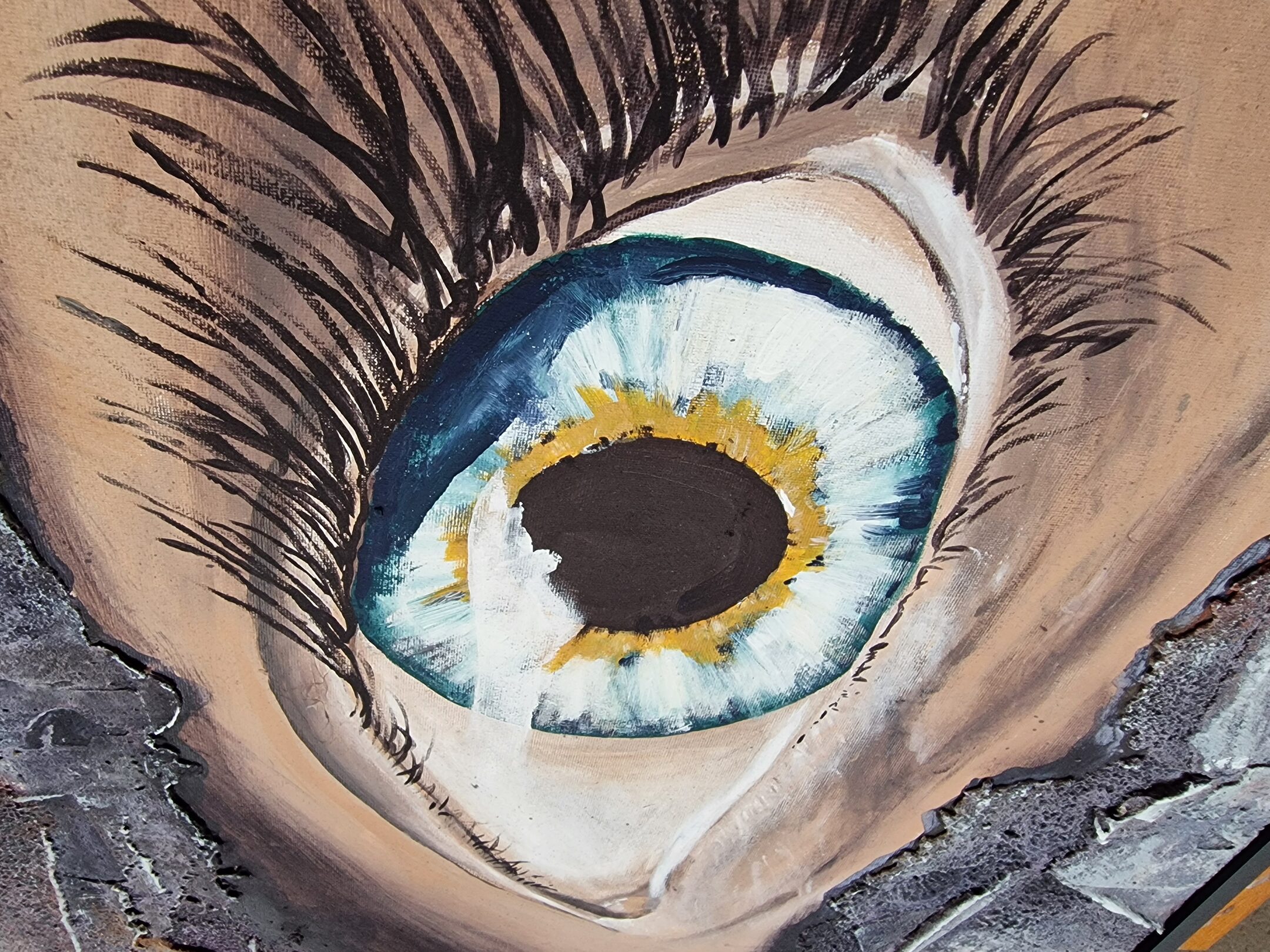 Augenblick, Detailaufnahme