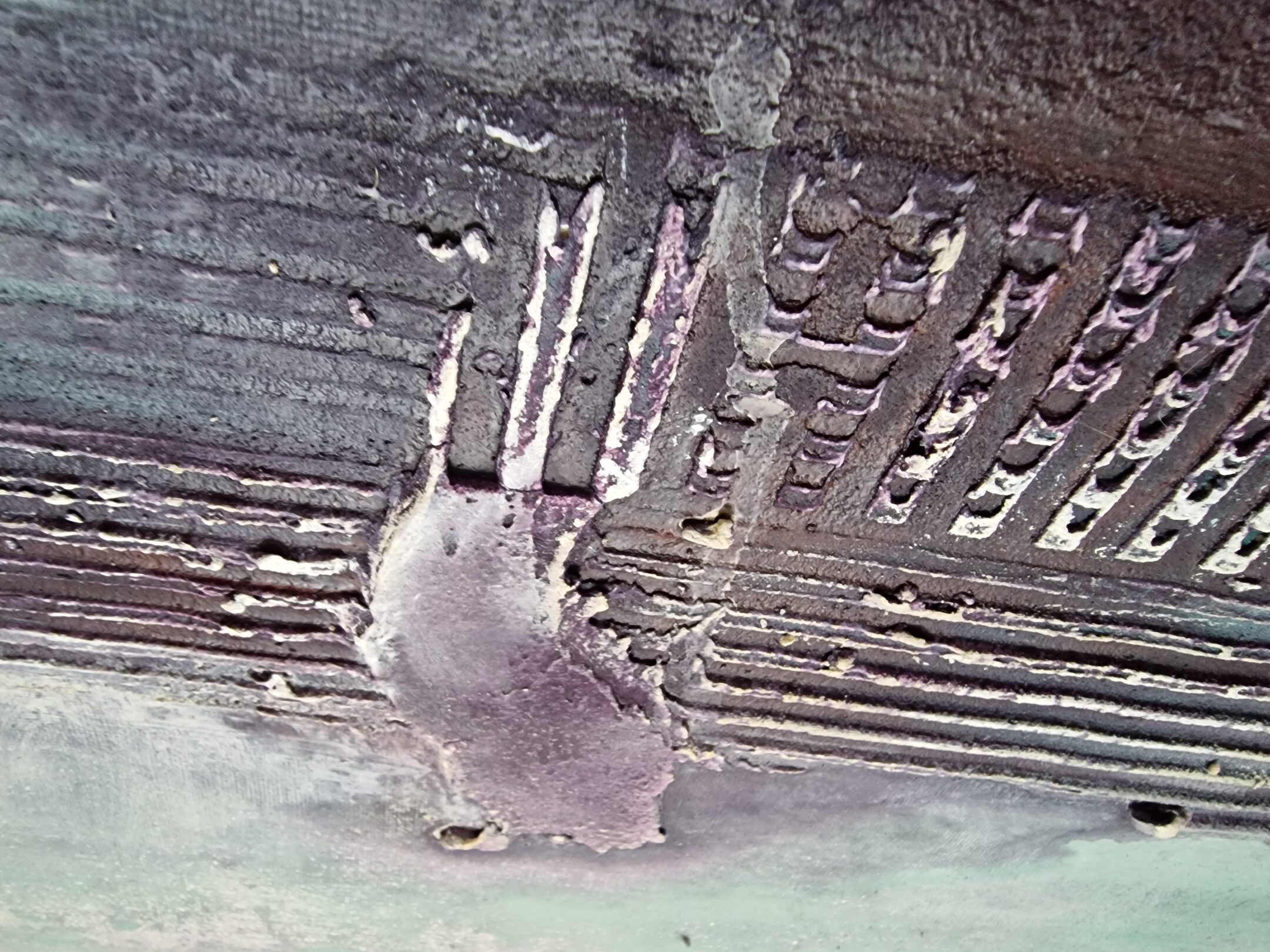 Patina der Zeit, Detailaufnahme