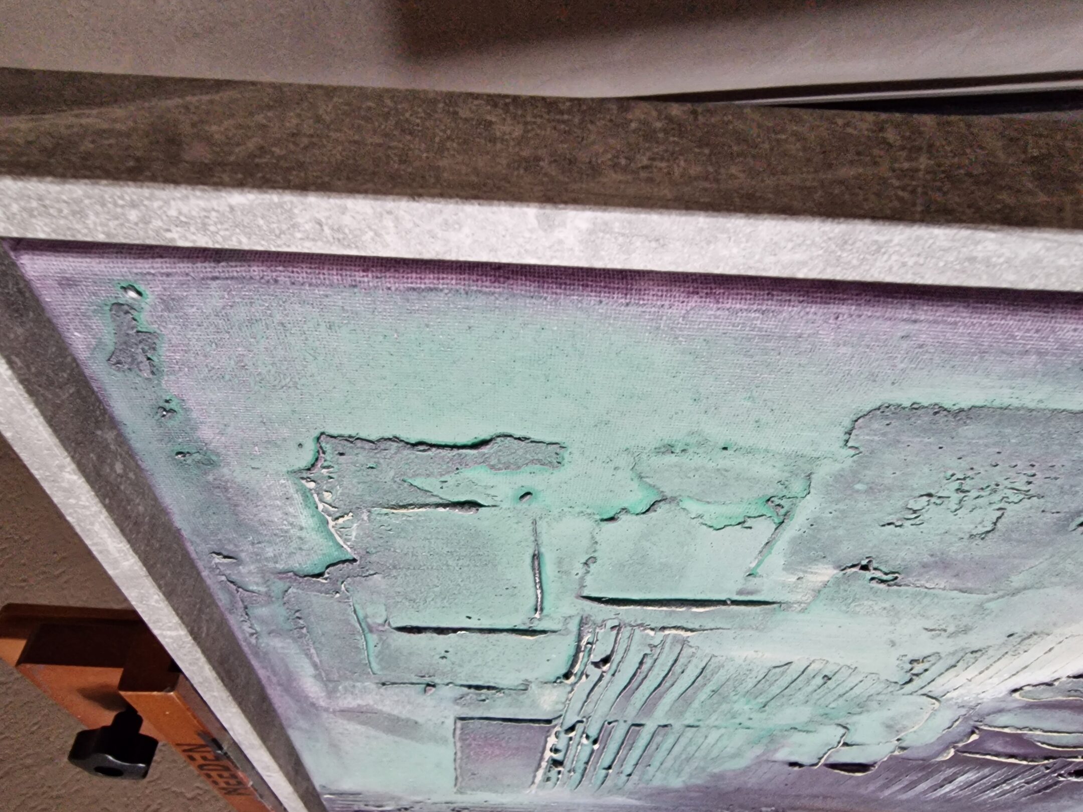 Patina der Zeit, Detailaufnahme