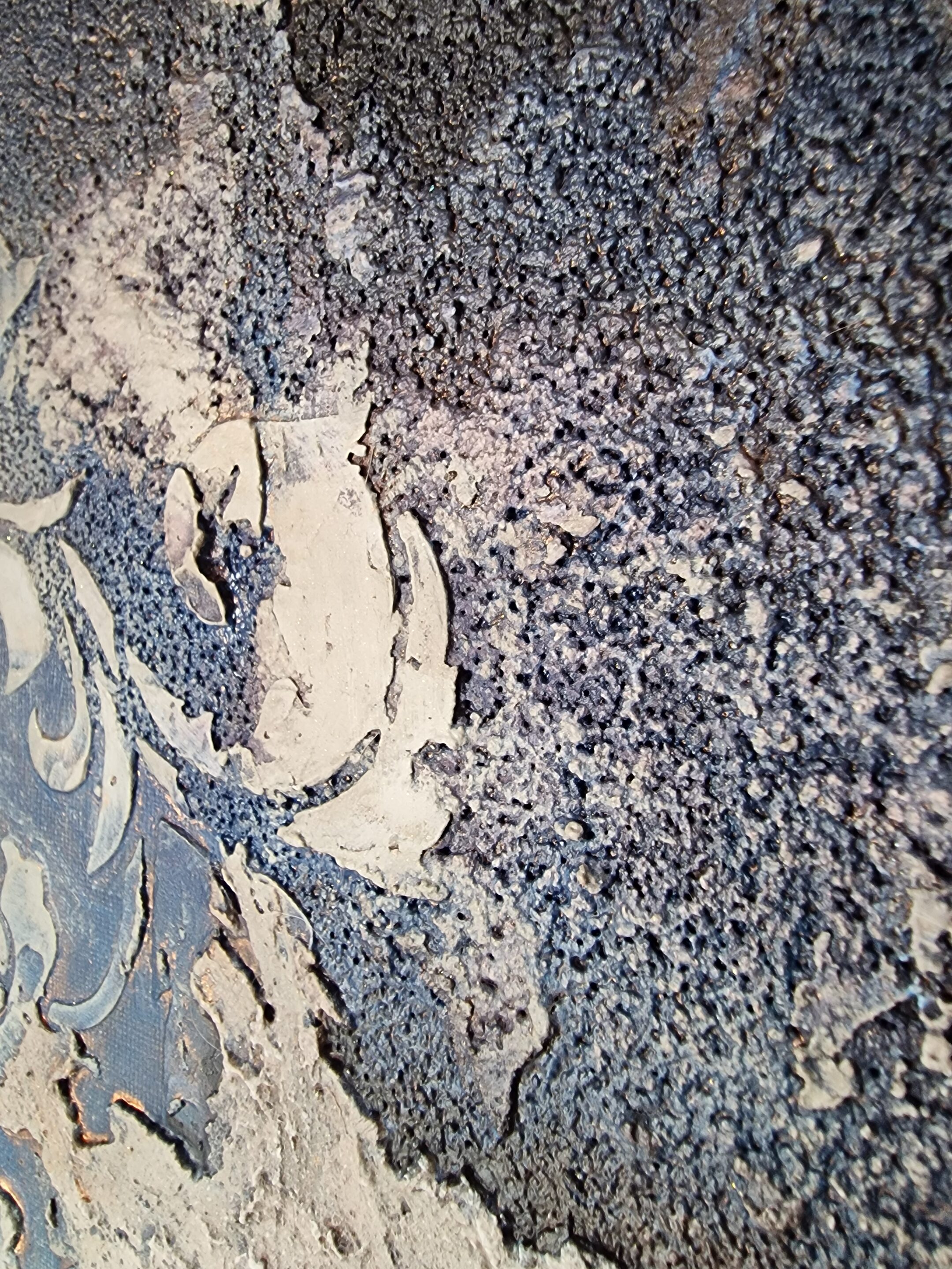 Alte Tapete, Detailaufnahme