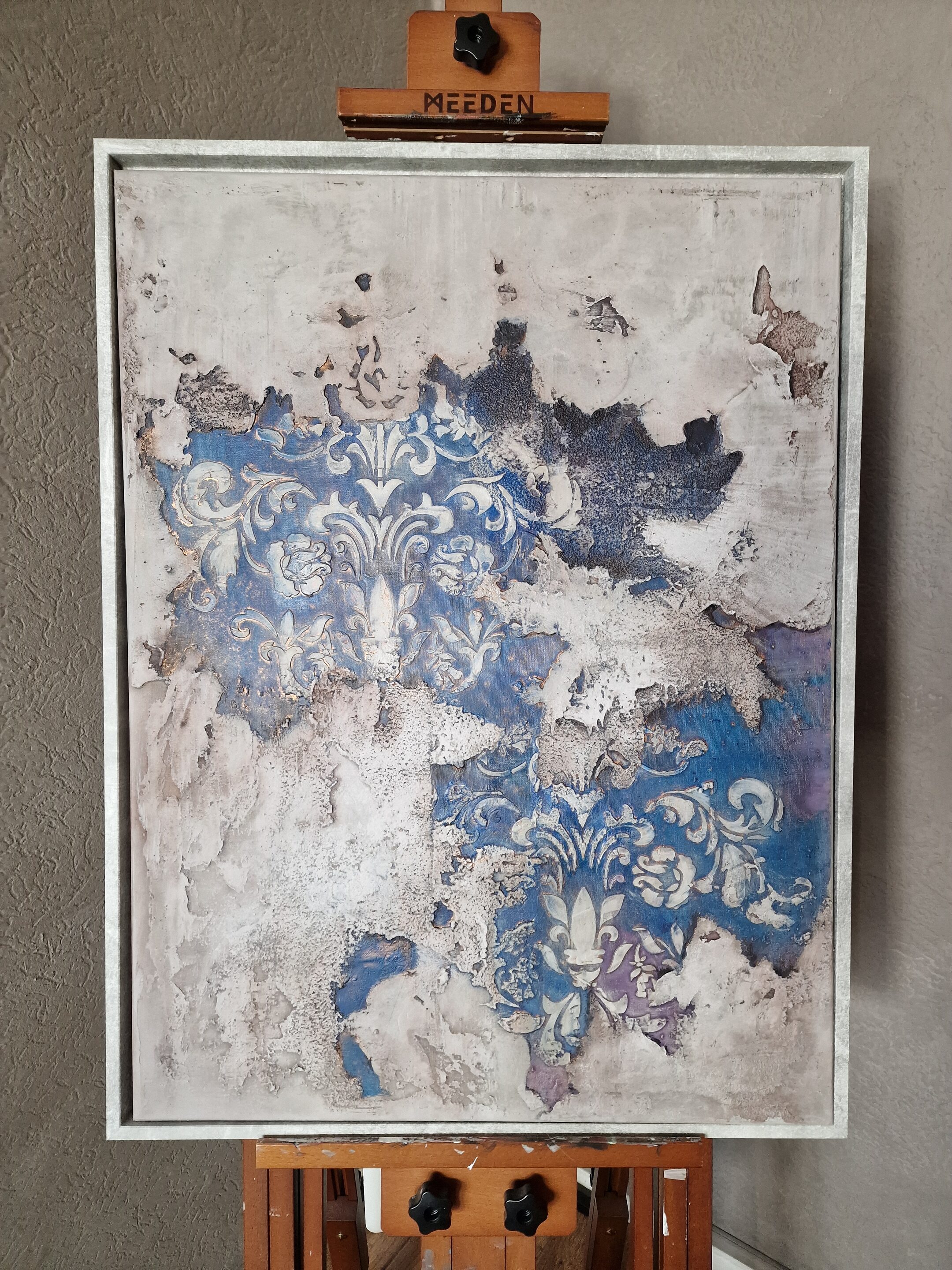 Alte Tapete, Detailaufnahme